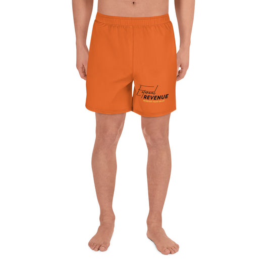 Men's Athletic Long Shorts Orange
