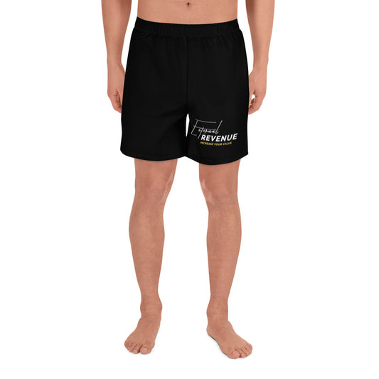 Men's Athletic Long Black Shorts