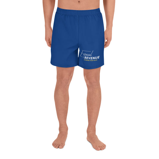 Men's Athletic Long Blue Shorts