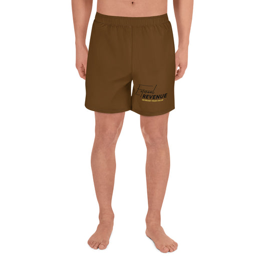 Men's Athletic Long Brown Shorts