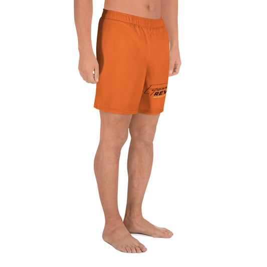 Men's Athletic Long Shorts Orange