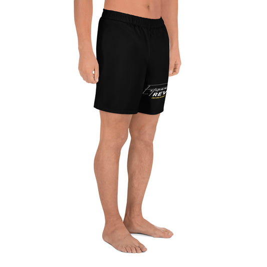 Men's Athletic Long Black Shorts