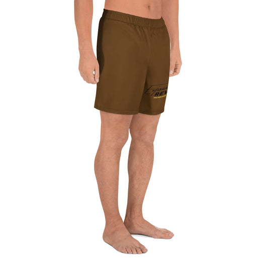 Men's Athletic Long Brown Shorts