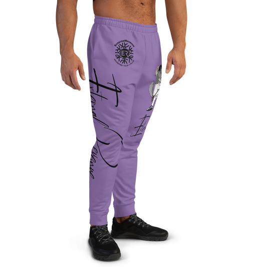 Chewy Chilla/White Suit/Black Signature Logo/Ce Soir Purple Unisex Joggers