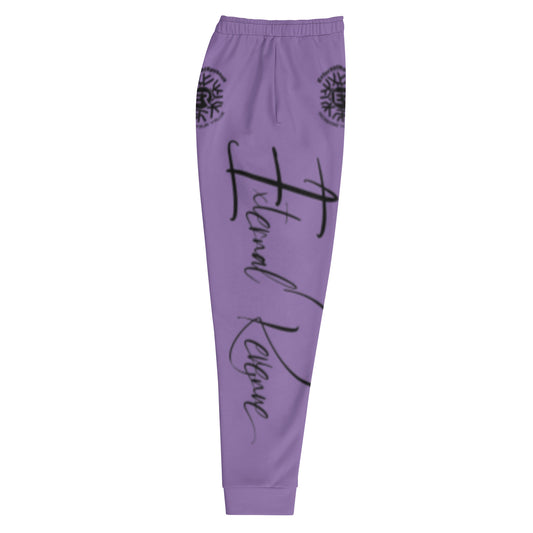 Coco Chilla/White Suit/Black Signature Logo/Ce Soir Purple Unisex- Joggers