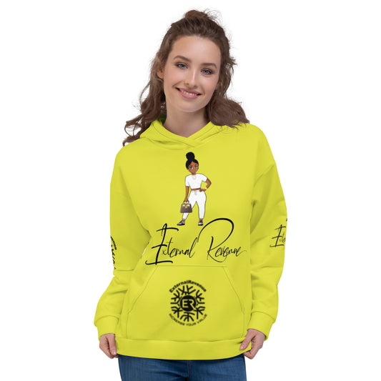 Sasha/White Suit/Starship Yellow/Black Signature Logo -Hoodie