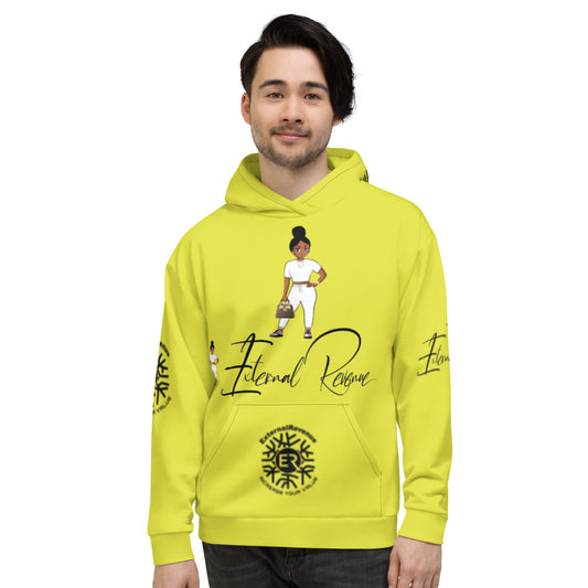 Sasha/White Suit/Starship Yellow/Black Signature Logo -Hoodie