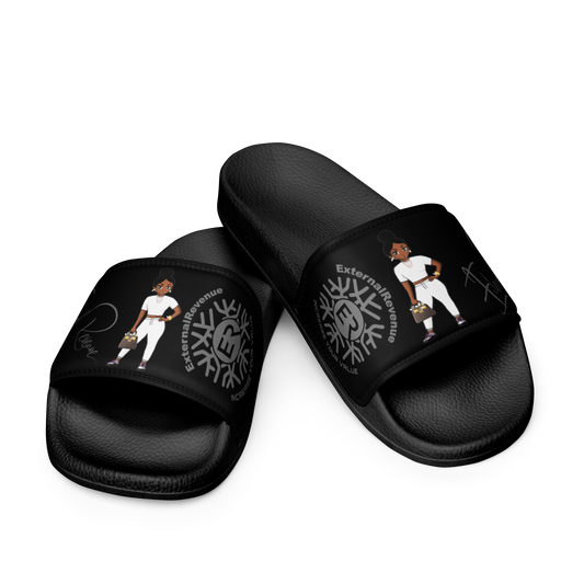 Sasha/White Suit/Black/Grey Signature Women's slides